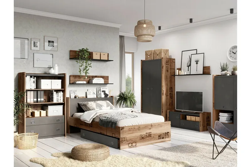 Rathmore Sängkista 140 cm - Grå - Möbler - Säng - Sängtillbehör & sänggavel - Sängförvaring