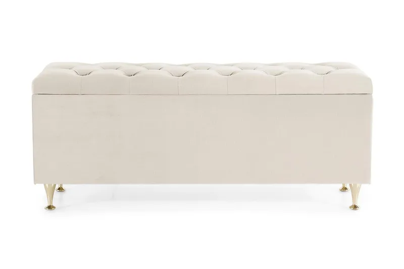 Royal Velvet Sängkista - Beige - Möbler - Säng - Sängtillbehör & sänggavel - Sängförvaring - Sängkista