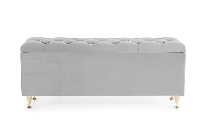 Royal Velvet Sängkista - Ljusgrå - Möbler - Säng - Sängtillbehör & sänggavel - Sängförvaring - Sängkista