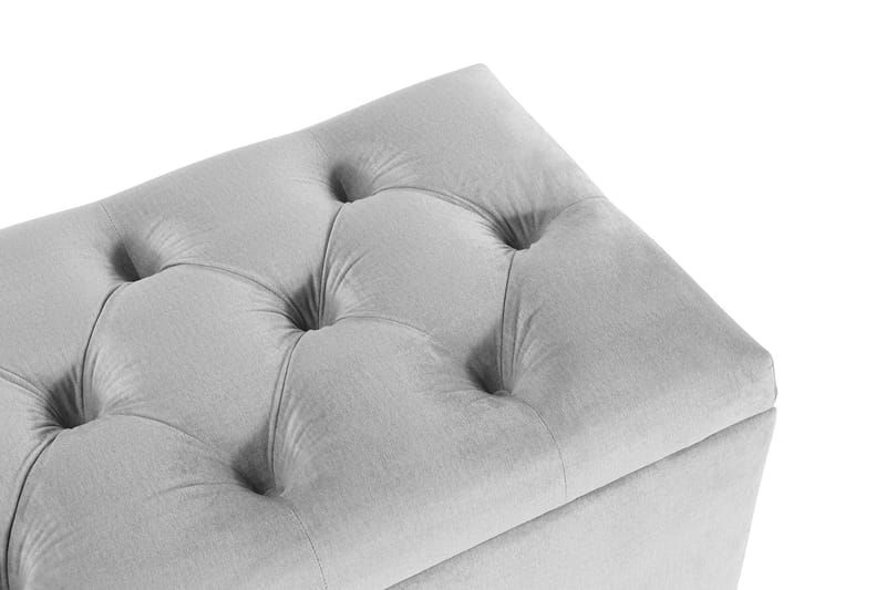 Royal Velvet Sängkista - Ljusgrå - Möbler - Säng - Sängtillbehör & sänggavel - Sängförvaring - Sängkista