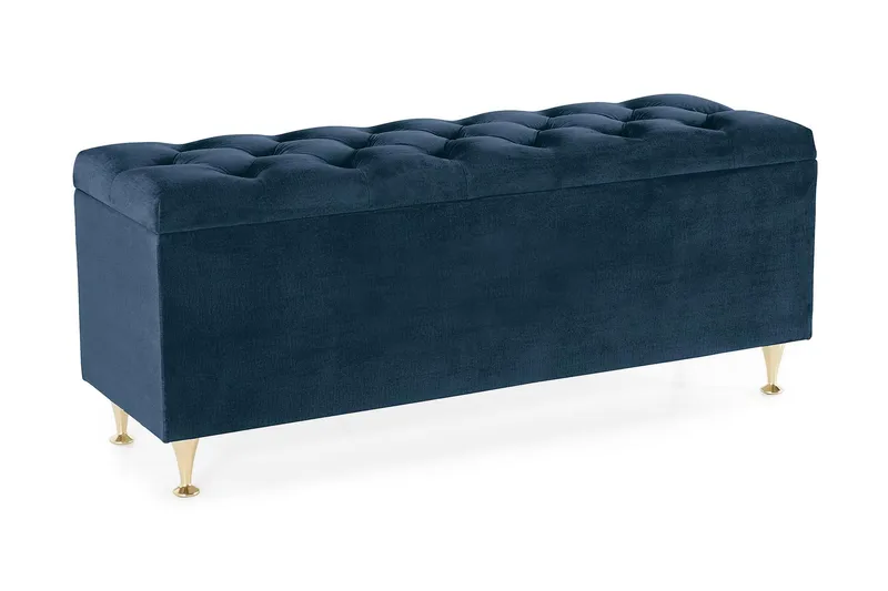 Royal Velvet Sängkista - Mörkblå - Möbler - Säng - Sängtillbehör & sänggavel - Sängförvaring - Sängkista