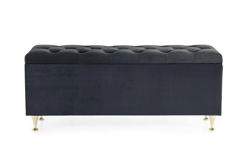 Royal Velvet Sängkista - Svart - Möbler - Säng - Sängtillbehör & sänggavel - Sängförvaring - Sängkista