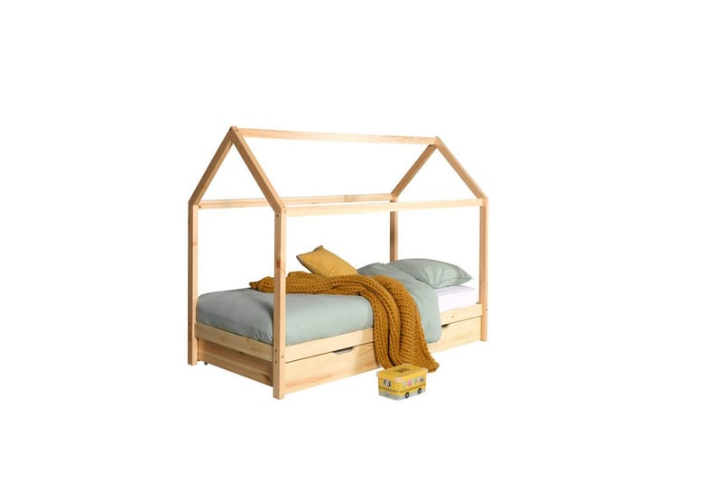 Säng med låda Dallas 90x200 cm Antracit - Antracit - Möbler - Säng - Sängtillbehör & sänggavel - Sängförvaring