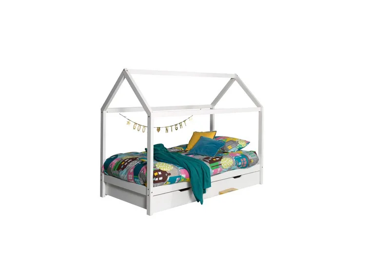 Säng med låda Dallas Vit - Vit - Möbler - Säng - Sängtillbehör & sänggavel - Sängförvaring