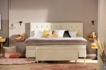 Royal Velvet Sängkista - Beige - Möbler - Säng - Sängtillbehör & sänggavel - Sängförvaring - Sängkista