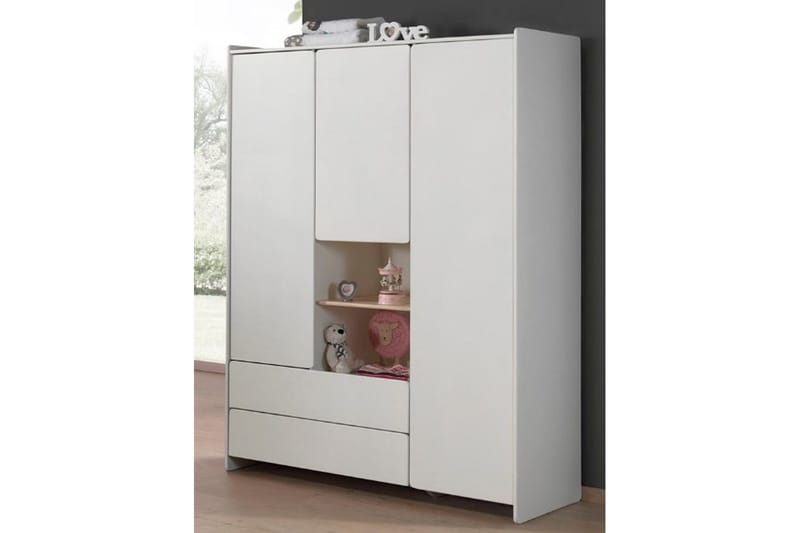 Spjälsäng med Byrå Bytesskiva garderob Bokhylla Kiddy 3-dörrars - 3-dörrars - Möbler - Säng - Sängtillbehör & sänggavel - Sängförvaring