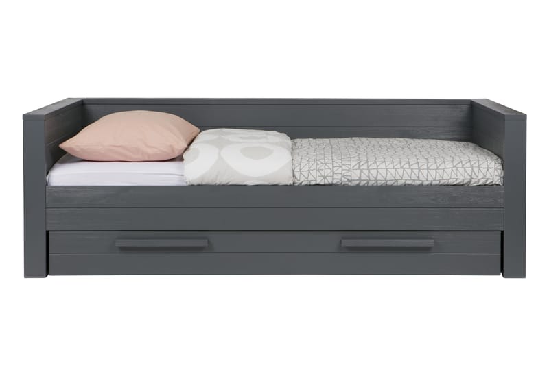 Wubbe Sänglåda 91x198 cm - Mörkgrå - Möbler - Säng - Sängtillbehör & sänggavel - Sängförvaring