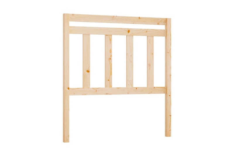 Sänggavel 81x4x100 cm massiv furu - Brun - Möbler - Säng - Sängtillbehör & sänggavel - Sänggavlar & huvudgavlar
