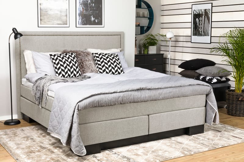 Amiral Sänggavel Rak 185 cm - Beige - Möbler - Säng - Sängtillbehör & sänggavel - Sänggavlar & huvudgavlar