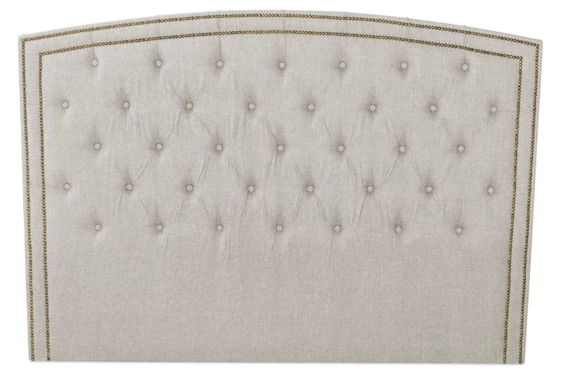 Amiral Sänggavel Svängd 165 cm - Beige - Möbler - Säng - Sängtillbehör & sänggavel - Sänggavlar & huvudgavlar