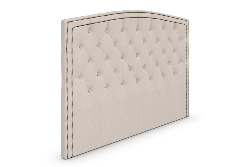 Amiral Sänggavel Svängd 185 cm - Beige - Möbler - Säng - Sängtillbehör & sänggavel - Sänggavlar & huvudgavlar