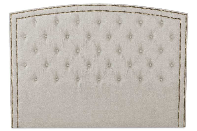 Amiral Sänggavel Svängd 185 cm - Beige - Möbler - Säng - Sängtillbehör & sänggavel - Sänggavlar & huvudgavlar