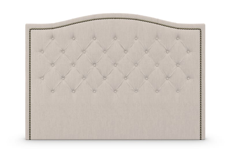 Amiral Sänggavel Toppad 185 cm - Beige - Möbler - Säng - Sängtillbehör & sänggavel - Sänggavlar & huvudgavlar