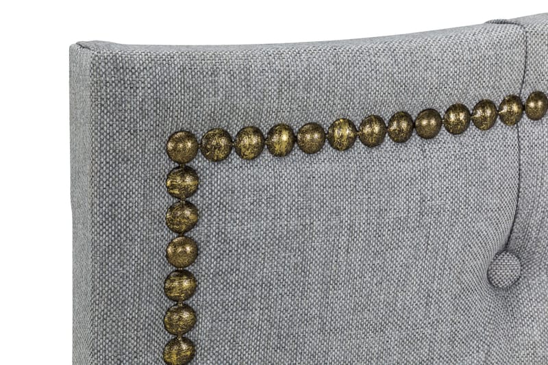 Amiral Sänggavel Toppad 185 cm - Grå - Möbler - Säng - Sängtillbehör & sänggavel - Sänggavlar & huvudgavlar