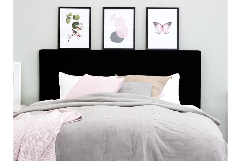 Ava Sänggavel 180 cm - Svart - Möbler - Säng - Sängtillbehör & sänggavel - Sänggavlar & huvudgavlar