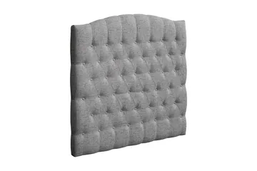 Belda Sänggavel 120 cm Svängd - Grå - Möbler - Säng - Sängtillbehör & sänggavel - Sänggavlar & huvudgavlar