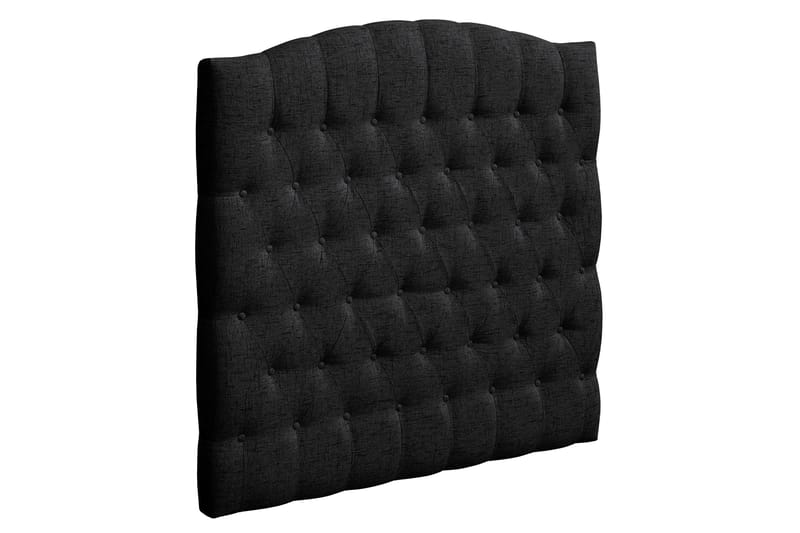 Belda Sänggavel 120 cm Svängd - Svart - Möbler - Säng - Sängtillbehör & sänggavel - Sänggavlar & huvudgavlar