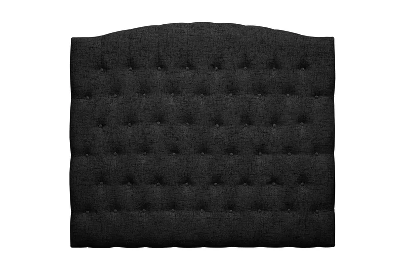 Belda Sänggavel 140 cm Svängd - Svart - Möbler - Säng - Sängtillbehör & sänggavel - Sänggavlar & huvudgavlar