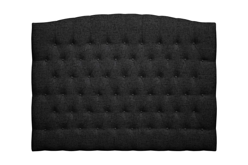 Belda Sänggavel 160 cm Svängd - Svart - Möbler - Säng - Sängtillbehör & sänggavel - Sänggavlar & huvudgavlar