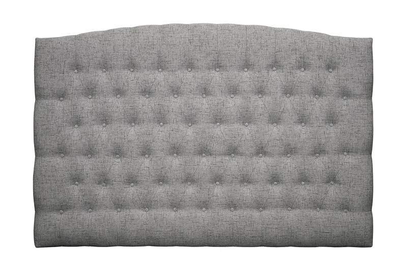 Belda Sänggavel 180 cm Svängd - Grå - Möbler - Säng - Sängtillbehör & sänggavel - Sänggavlar & huvudgavlar