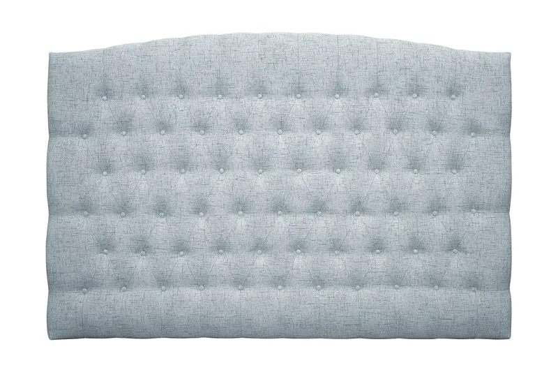 Belda Sänggavel 180 cm Svängd - Ljusblå - Möbler - Säng - Sängtillbehör & sänggavel - Sänggavlar & huvudgavlar