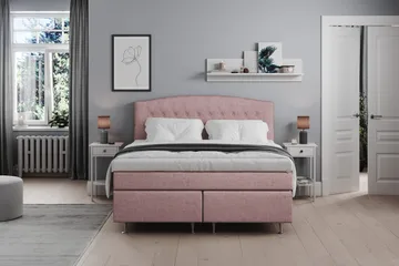 Belda Sänggavel 180 cm Svängd - Rosa - Möbler - Säng - Sängtillbehör & sänggavel - Sänggavlar & huvudgavlar