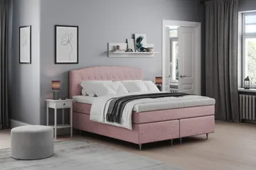Belda Sänggavel 180 cm Svängd - Rosa - Möbler - Säng - Sängtillbehör & sänggavel - Sänggavlar & huvudgavlar