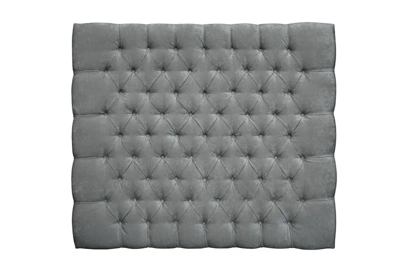 Celine  Sänggavel 120 cm - Grå/Sammet - Möbler - Säng - Sängtillbehör & sänggavel - Sänggavlar & huvudgavlar