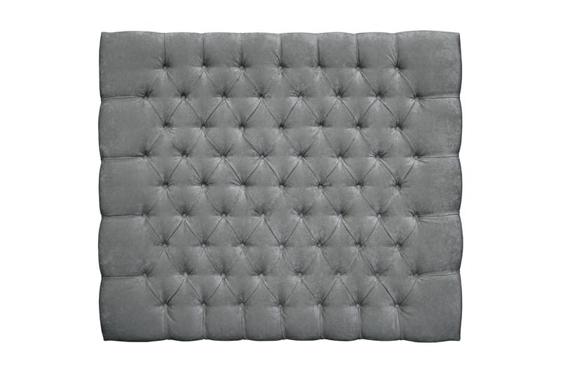 Celine  Sänggavel 120 cm - Grå/Sammet - Möbler - Säng - Sängtillbehör & sänggavel - Sänggavlar & huvudgavlar