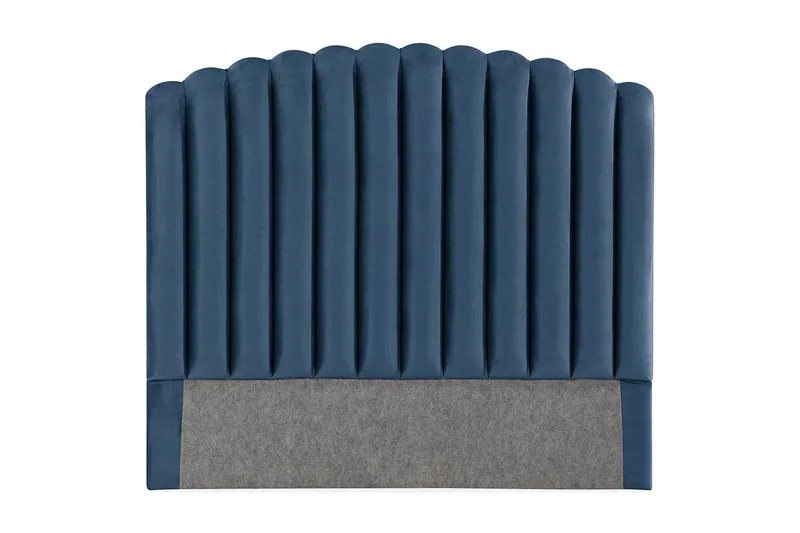 Davia Sänggavel 120 cm - Mörkblå/Sammet - Möbler - Säng - Sängtillbehör & sänggavel - Sänggavlar & huvudgavlar