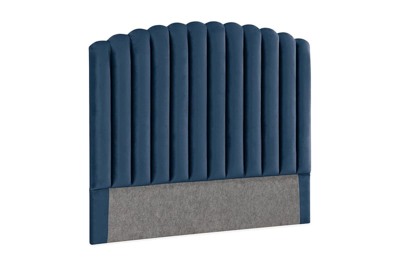 Davia Sänggavel 120 cm - Mörkblå/Sammet - Möbler - Säng - Sängtillbehör & sänggavel - Sänggavlar & huvudgavlar