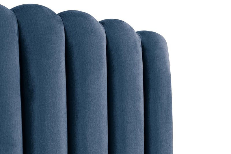 Davia Sänggavel 120 cm - Mörkblå/Sammet - Möbler - Säng - Sängtillbehör & sänggavel - Sänggavlar & huvudgavlar