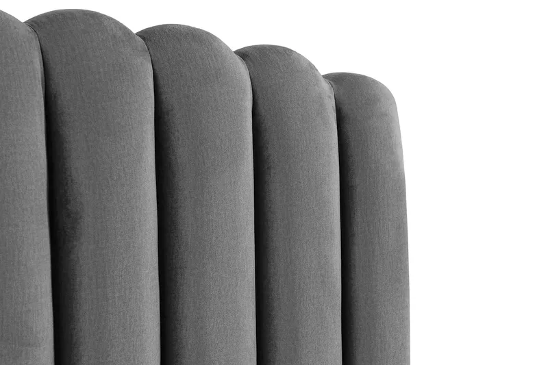 Davia Sänggavel 120 cm - Mörkgrå/Sammet - Möbler - Säng - Sängtillbehör & sänggavel - Sänggavlar & huvudgavlar