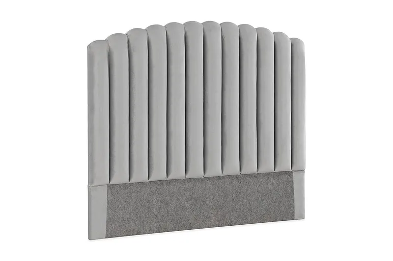 Davia Sänggavel 140 cm - Ljusgrå/Sammet - Möbler - Säng - Sängtillbehör & sänggavel - Sänggavlar & huvudgavlar