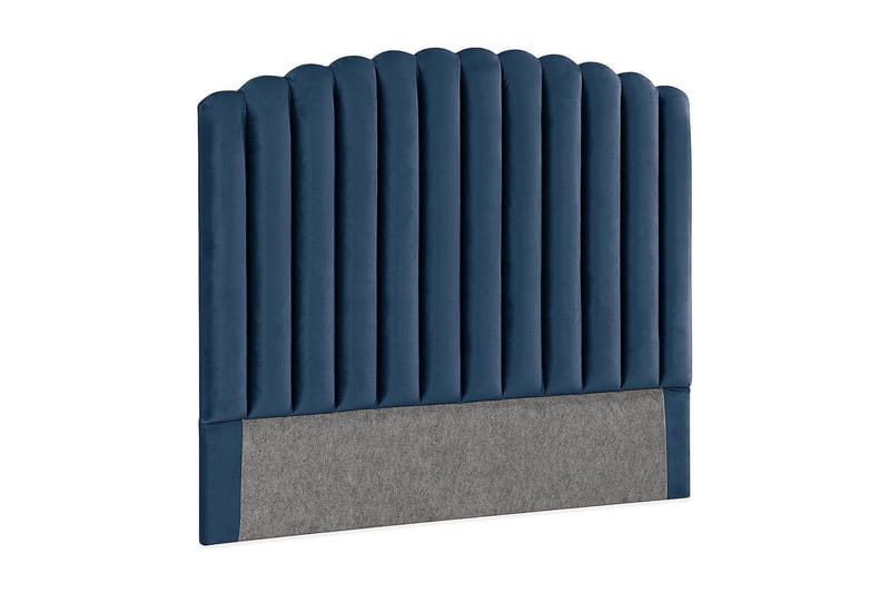 Davia Sänggavel 140 cm - Mörkblå/Sammet - Möbler - Säng - Sängtillbehör & sänggavel - Sänggavlar & huvudgavlar