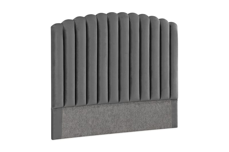 Davia Sänggavel 140 cm - Mörkgrå/Sammet - Möbler - Säng - Sängtillbehör & sänggavel - Sänggavlar & huvudgavlar