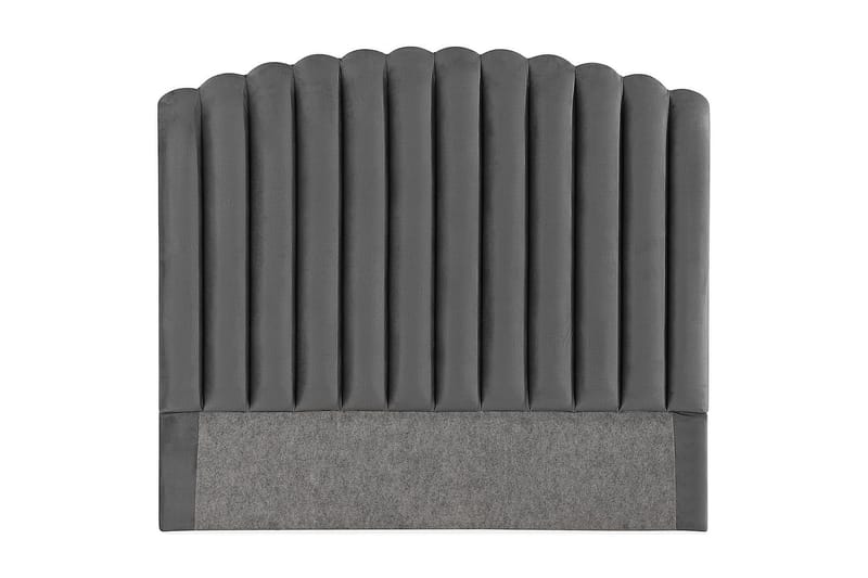 Davia Sänggavel 140 cm - Mörkgrå/Sammet - Möbler - Säng - Sängtillbehör & sänggavel - Sänggavlar & huvudgavlar