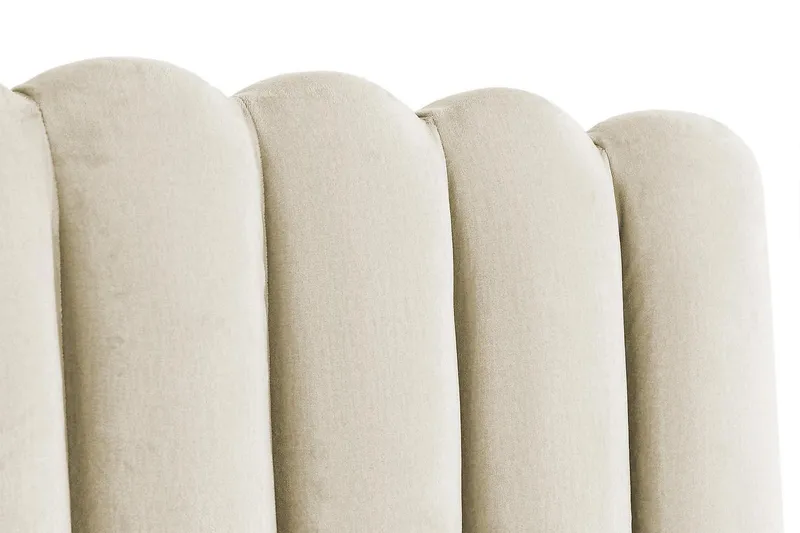 Davia Sänggavel 180 cm - Beige/Sammet - Möbler - Säng - Sängtillbehör & sänggavel - Sänggavlar & huvudgavlar