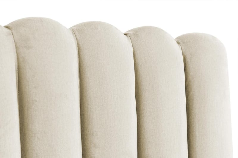 Davia Sänggavel 180 cm - Beige/Sammet - Möbler - Säng - Sängtillbehör & sänggavel - Sänggavlar & huvudgavlar