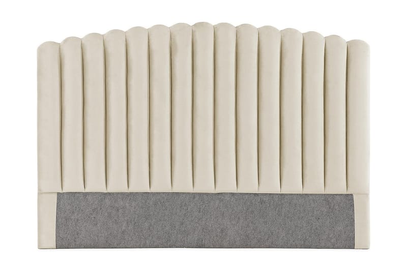 Davia Sänggavel 180 cm - Beige/Sammet - Möbler - Säng - Sängtillbehör & sänggavel - Sänggavlar & huvudgavlar