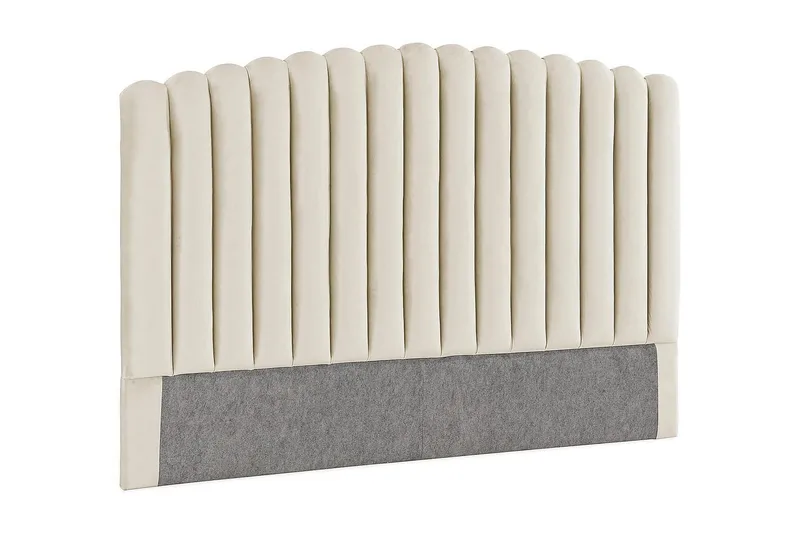 Davia Sänggavel 180 cm - Beige/Sammet - Möbler - Säng - Sängtillbehör & sänggavel - Sänggavlar & huvudgavlar