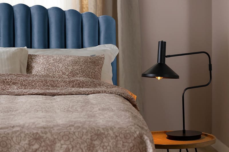 Davia Sänggavel 180 cm - Mörkblå/Sammet - Möbler - Säng - Sängtillbehör & sänggavel - Sänggavlar & huvudgavlar