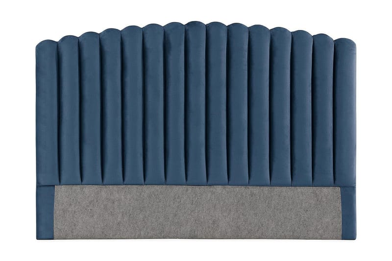 Davia Sänggavel 180 cm - Mörkblå/Sammet - Möbler - Säng - Sängtillbehör & sänggavel - Sänggavlar & huvudgavlar