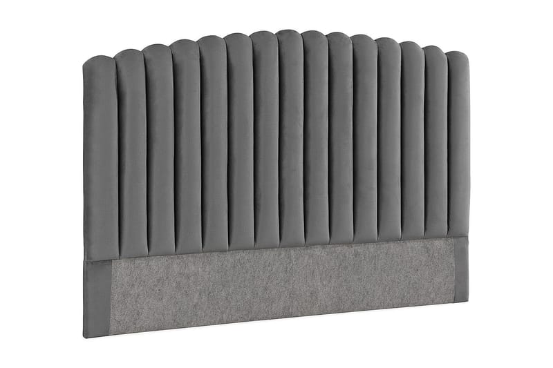 Davia Sänggavel 180 cm - Mörkgrå/Sammet - Möbler - Säng - Sängtillbehör & sänggavel - Sänggavlar & huvudgavlar