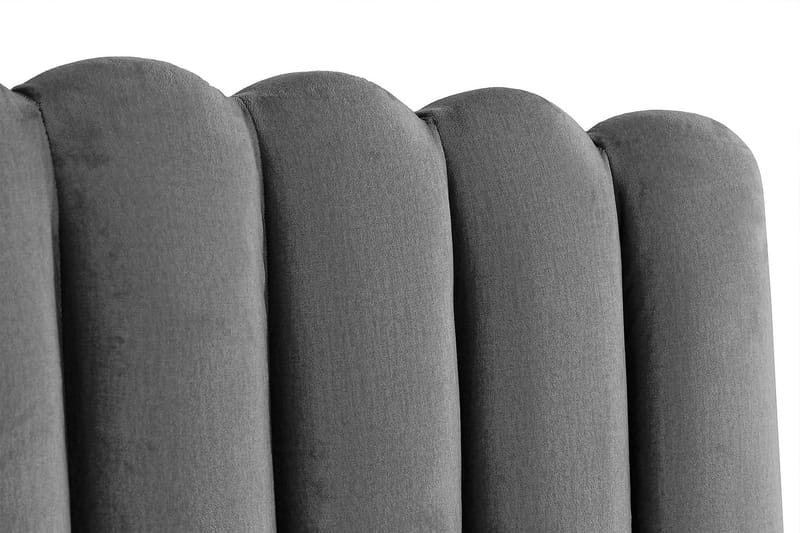 Davia Sänggavel 180 cm - Mörkgrå/Sammet - Möbler - Säng - Sängtillbehör & sänggavel - Sänggavlar & huvudgavlar