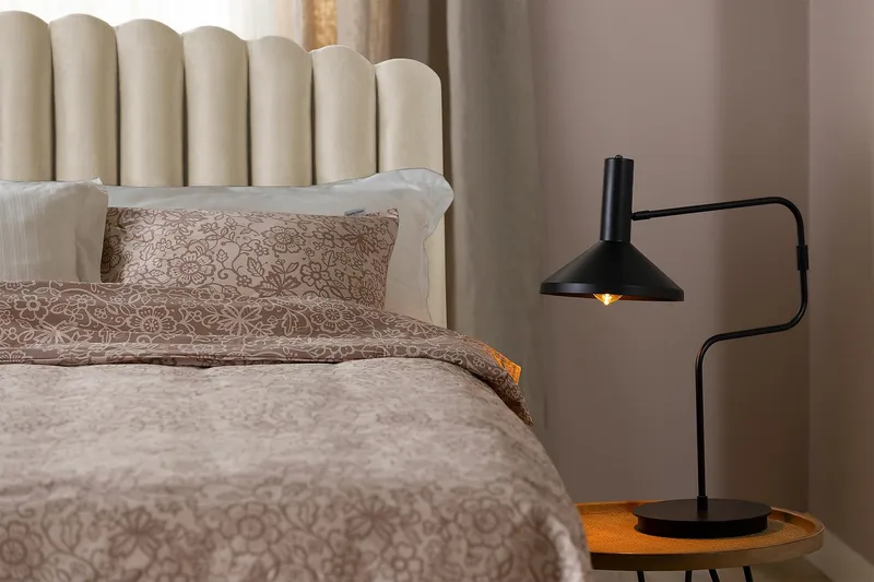 Davia Sänggavel Sammet 160 cm - Beige - Möbler - Säng - Sängtillbehör & sänggavel - Sänggavlar & huvudgavlar