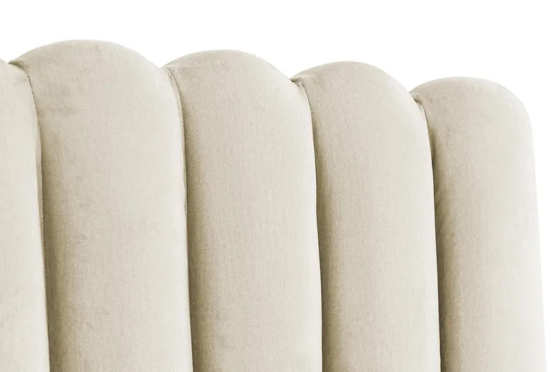 Davia Sänggavel Sammet 160 cm - Beige - Möbler - Säng - Sängtillbehör & sänggavel - Sänggavlar & huvudgavlar