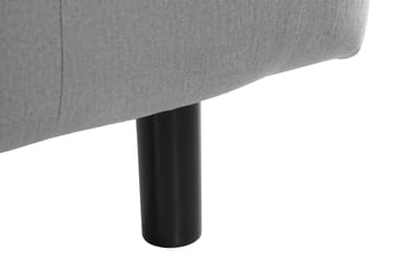 Ella Sänggavel 120 cm Djuphäftad - Grå/Sammet - Möbler - Säng - Sängtillbehör & sänggavel - Sänggavlar & huvudgavlar
