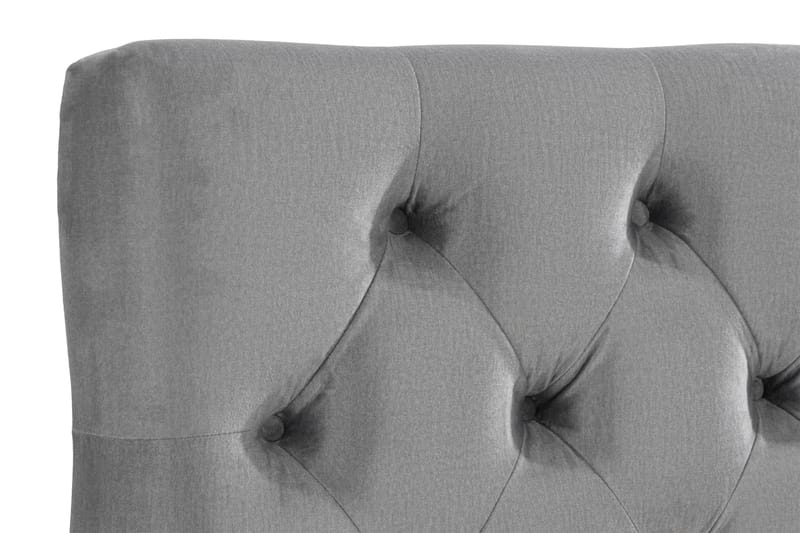 Ella Sänggavel 120 cm Djuphäftad - Grå/Sammet - Möbler - Säng - Sängtillbehör & sänggavel - Sänggavlar & huvudgavlar