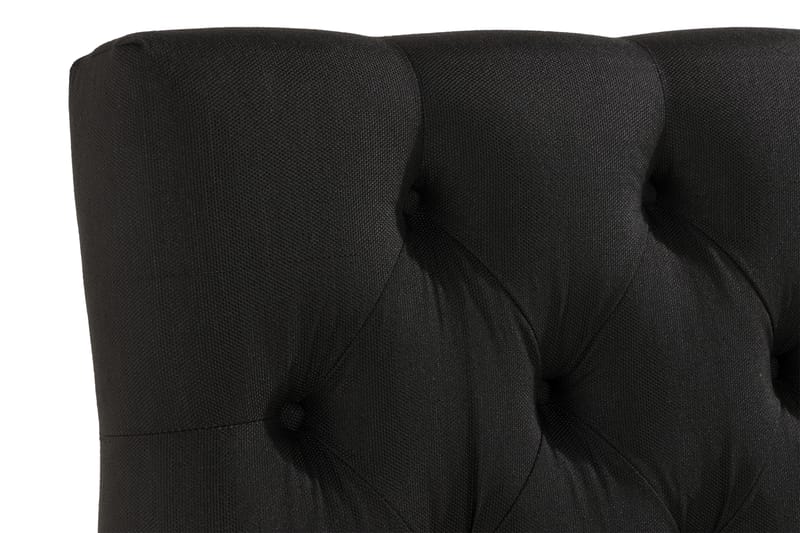 Ella Sänggavel 120 cm Djuphäftad - Svart - Möbler - Säng - Sängtillbehör & sänggavel - Sänggavlar & huvudgavlar